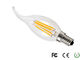 El bulbo de la vela del filamento de E14 4W LED, CE atado/RoH/FCC aprobó la bombilla llevada