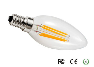 High Lumen Warm White Led Filament Candle Bulb For Commercial Complexes