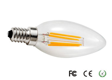 Bulbo único de la vela del filamento del ahorro de la energía LED 4 vatios para las salas de reunión