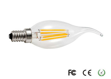Color decorativo que cambia 4 el bulbo E26 de la vela del filamento de W C35 LED para la lámpara cristalina