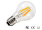 CE del alto brillo del bulbo del filamento de A60 6W E27 Dimmable LED/RoHS AC100V - 240V