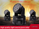La fuente 7x8w LED de RGBW efectúa cuatro ligeros en un Mini Moving Head