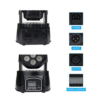 Alto brillo 100W Mini Moving Head Light con la pantalla LED