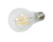 Caliente el bulbo blanco 110V del filamento de 3000K 6W A60 Dimmable LED para las fábricas