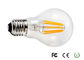 Bulbo frío del filamento del blanco E27 5500K 6W Dimmable LED para la escuela/el hospital