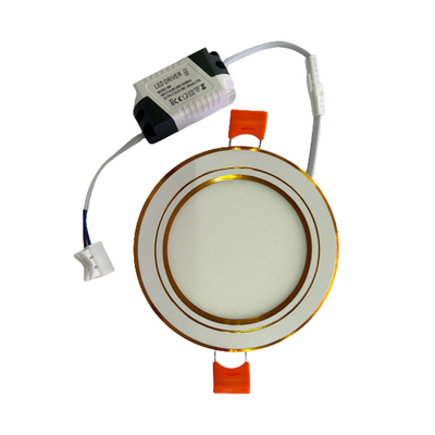 220V 9W llevó Downlight delgado 6000K con la frontera del oro para Vietnam